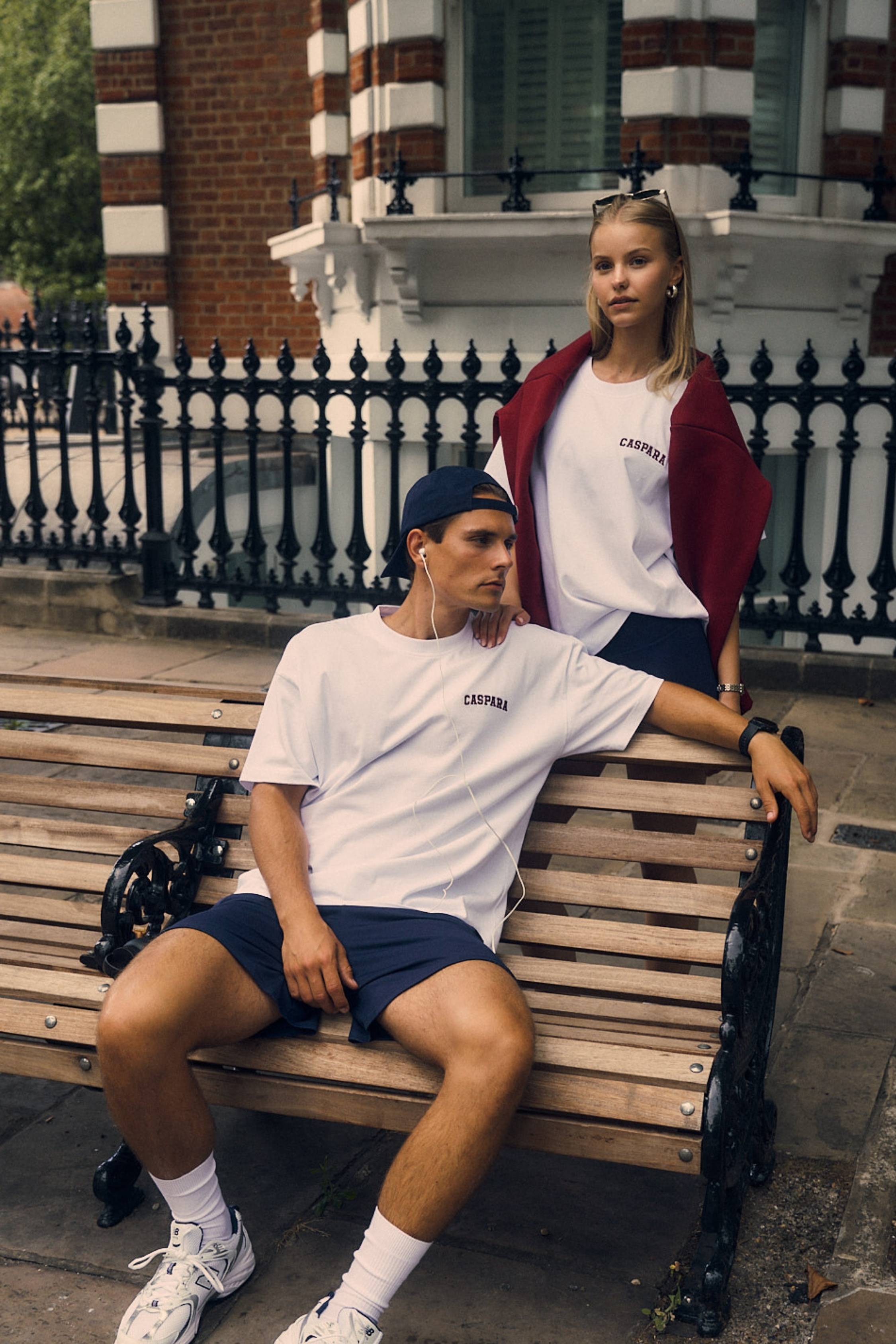M. Varsity Tee - White